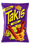 Takis Fuego Rolled Tortilla Chips | Hot Chili Pepper & Lime Flavored | Extra Spicy Crunch
