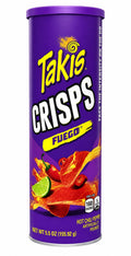 Takis Crisps Fuego Potato Crisps | Hot Chili Pepper & Lime Flavored | Extra Crunchy Snack