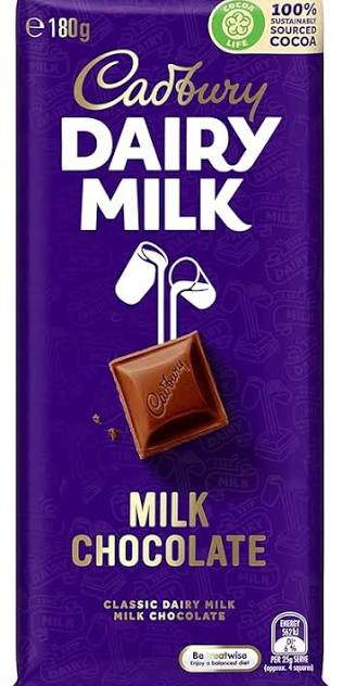 Dairy Milk The Classic Creamy Taste 180g