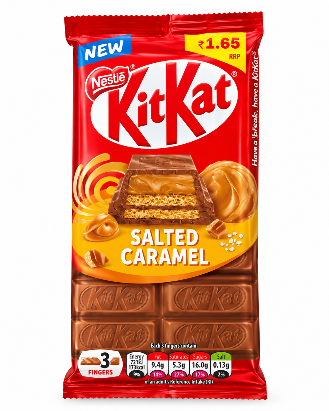 Nestlé KitKat Cookie Dough Flavour Chocolate Bar 99gm – Crispy Wafer with Cookie Dough Filling