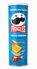 Pringles Salt & Vinegar Potato Crisps | Tangy & Crispy Stackable Chips | Original Can