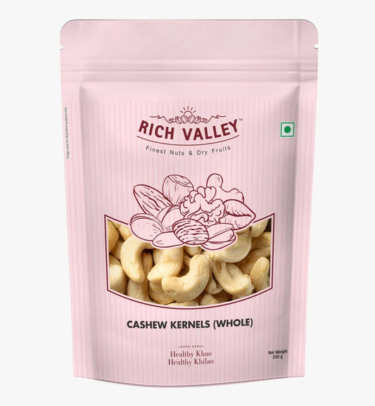 Rich Valley Cashew Kernels (Whole) 250 gms