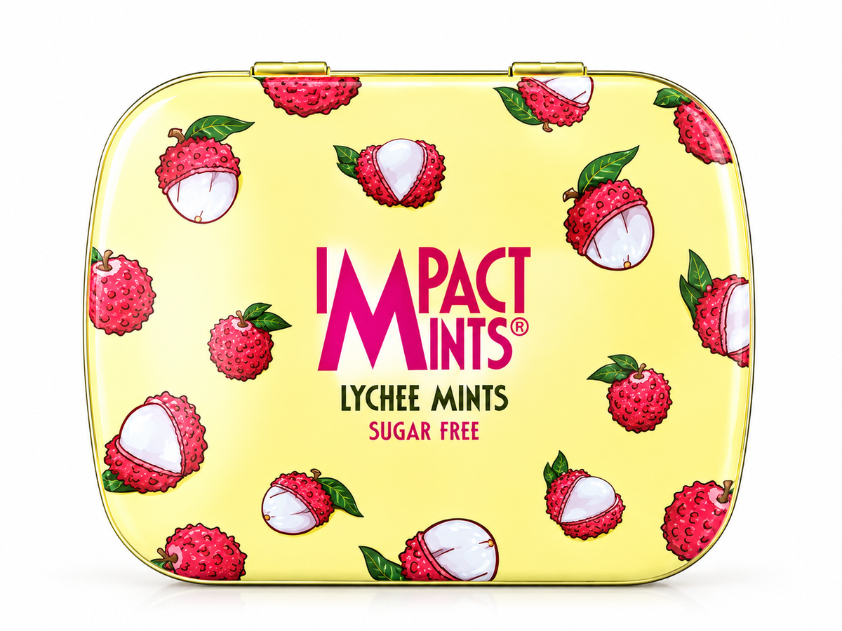 Impact Lychee Mints Sugar Free 14g