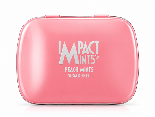 Impact Peach Mints Sugar Free 14g