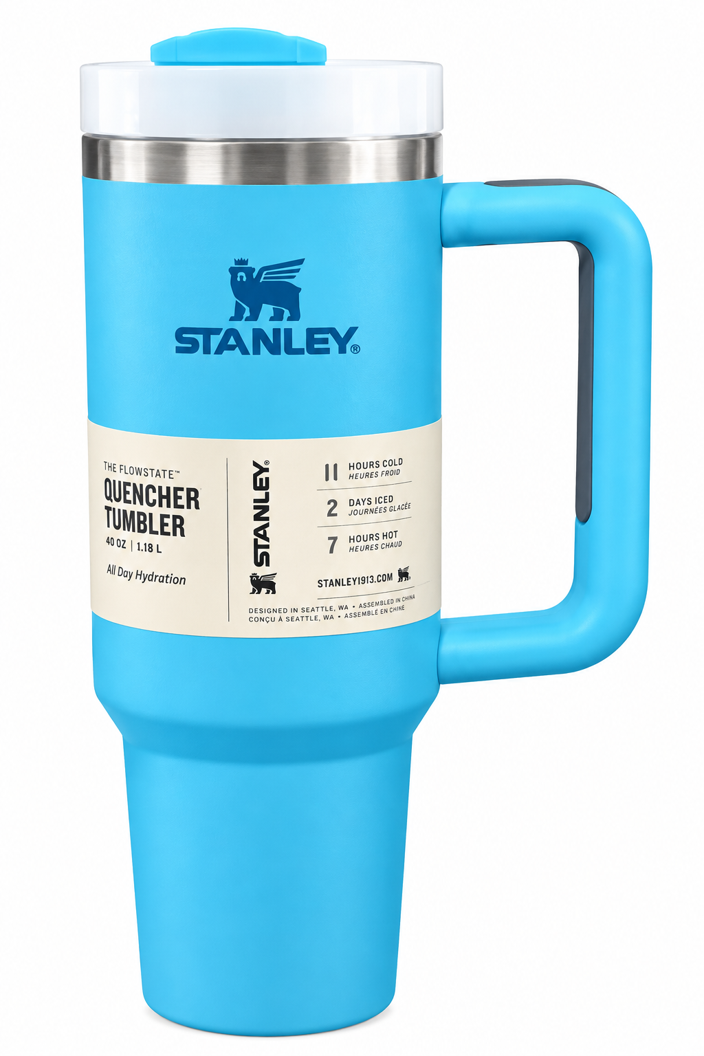 Stanley The Quencher H2.0 FlowState Tumbler | 1.18L with Straw for Water (40 oz)