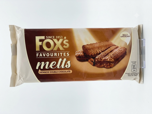 Fox's Viennese Double Chocolate Melts 120g
