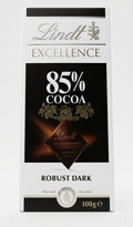 Lindt Excellence 85% Cacao Noir Chocolate Bar 100g