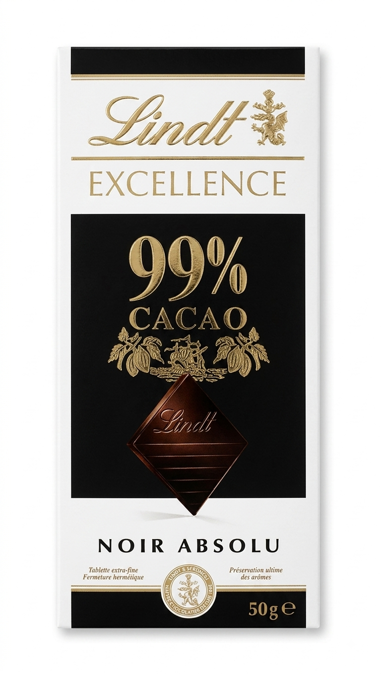 Lindt Excellence 99% Cacao Noir Chocolate Bar 50g (Copy)