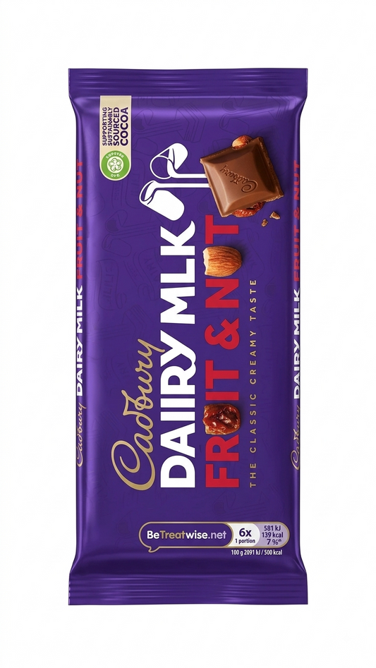 Dairy Milk Fruit & Nut 180g