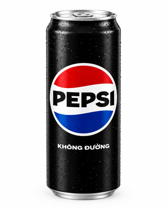 Pepsi Black Khong Duong 330ML Imported