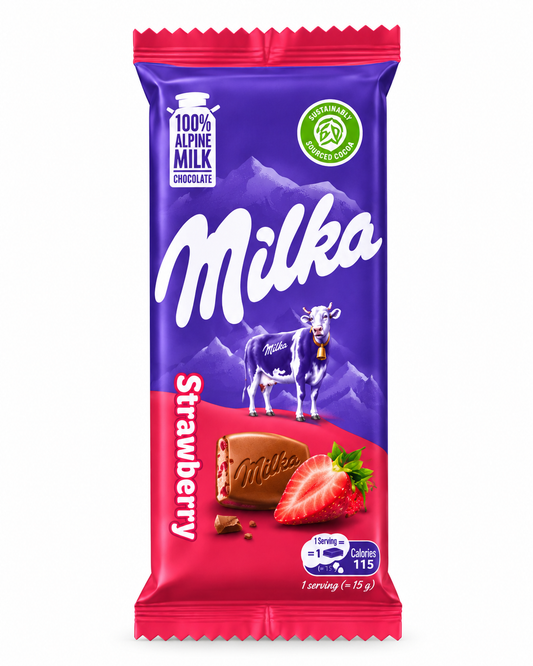 Milka Strawberry 225g